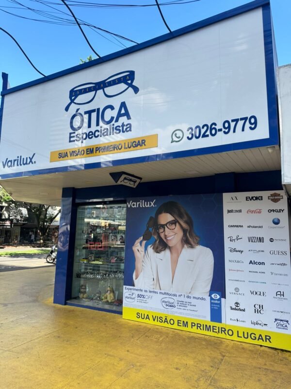 Ótica Especialista Faxada3